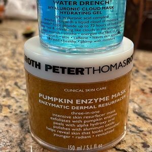 Peter Thomas Roth pumpkin enzyme and water drench masks NEW